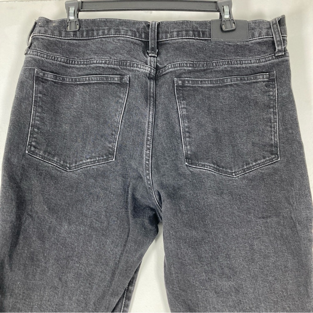 Madewell Tomboy Straight Jeans High Rise Denim Washed Black Women's Size 32 - Picture 5 of 15